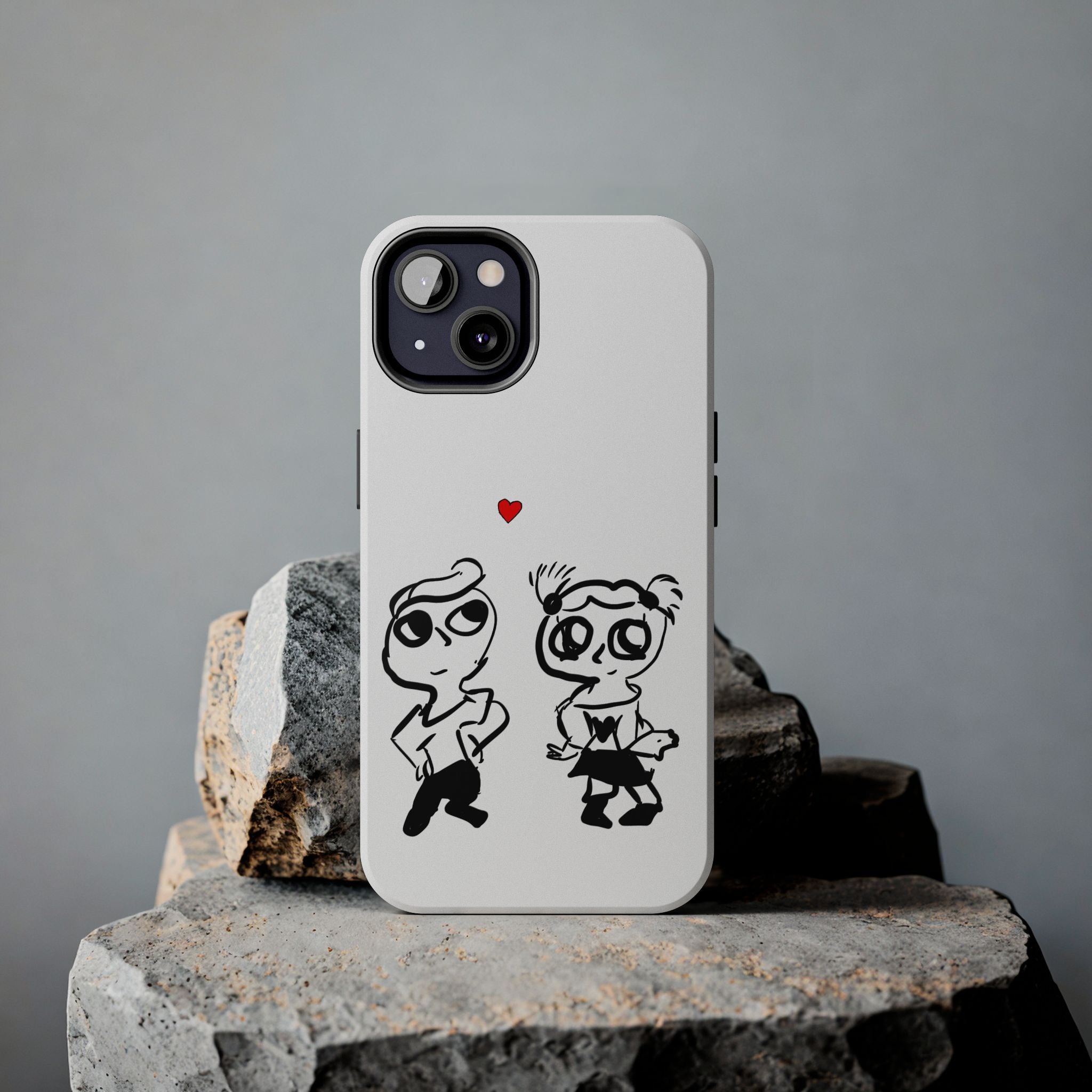 Cute Romantic Hand-Drawn Phone Case — 'Tough Phone Cases'
