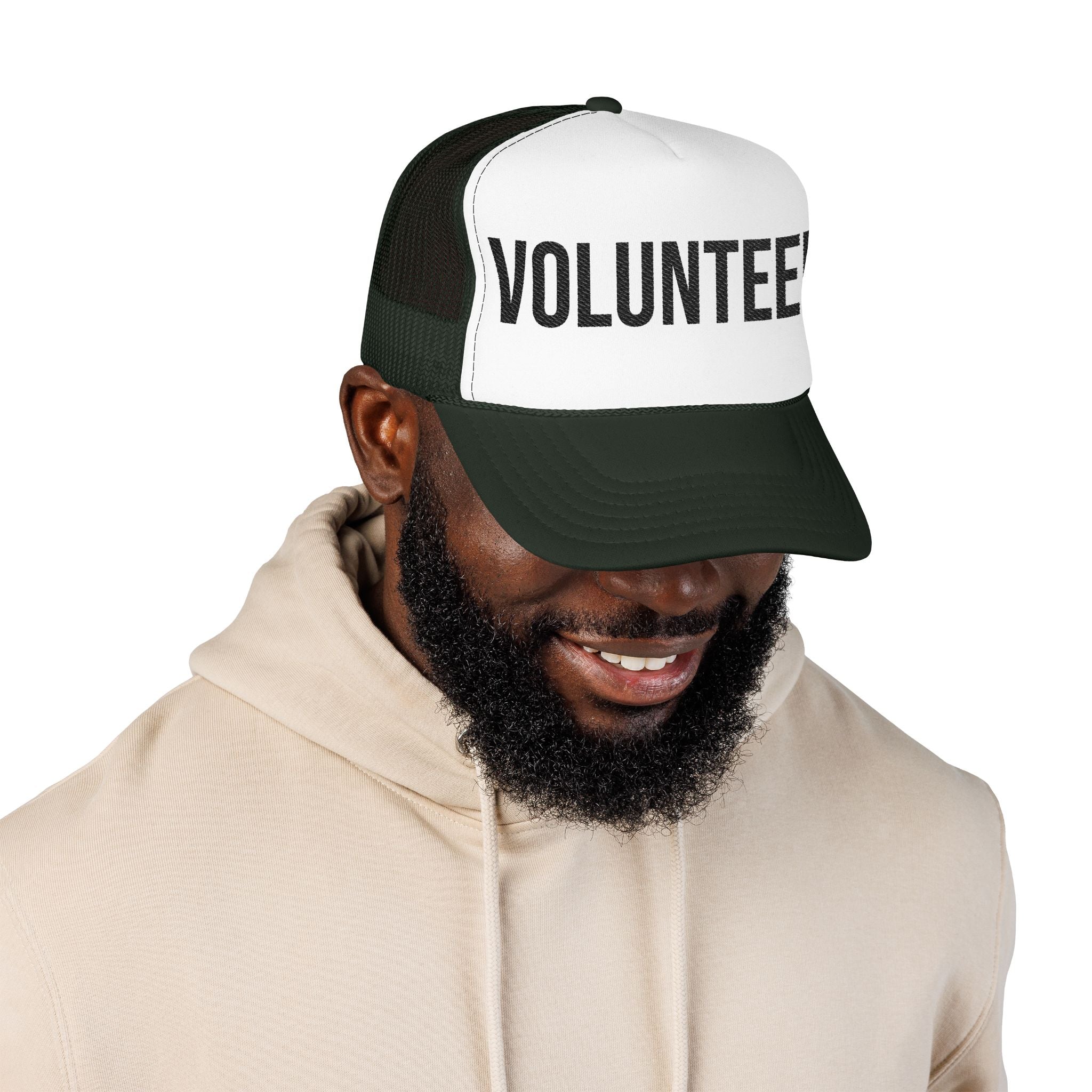 Embroidered Volunteer Foam Trucker Hat