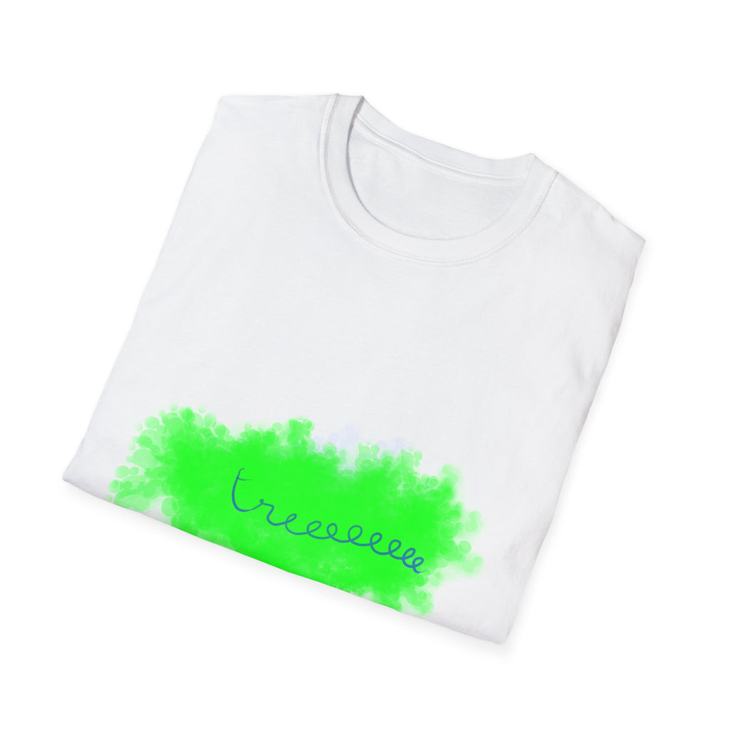 Childlike Hand-Drawn Tree T-Shirt — Kids' Art Illustration Tee