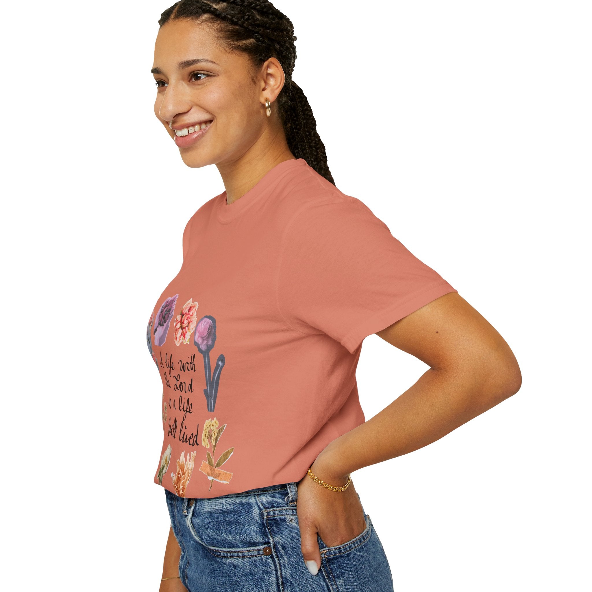 Christian Floral T-Shirt — Faith-Inspired Floral Tee