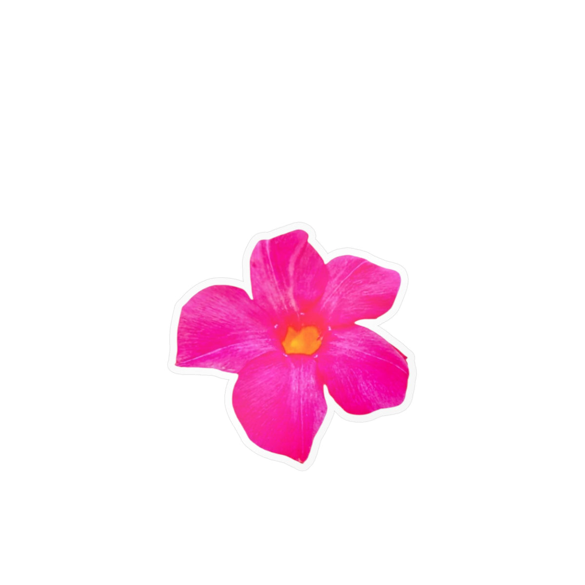 Pink Watercolor Flower Vinyl Decal