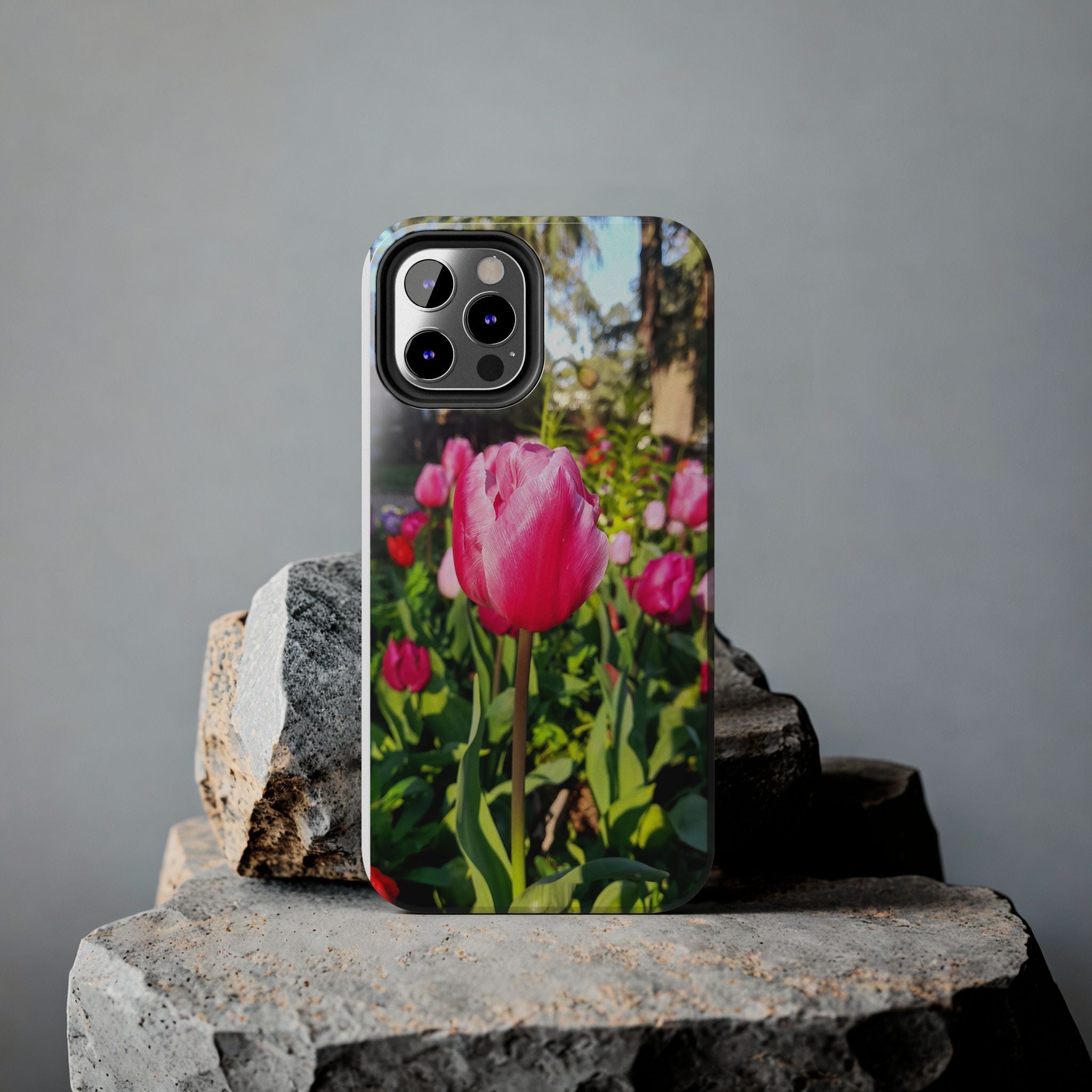 Floral Spring Tough Phone Case — Protective Phone Case with Spring Flowers