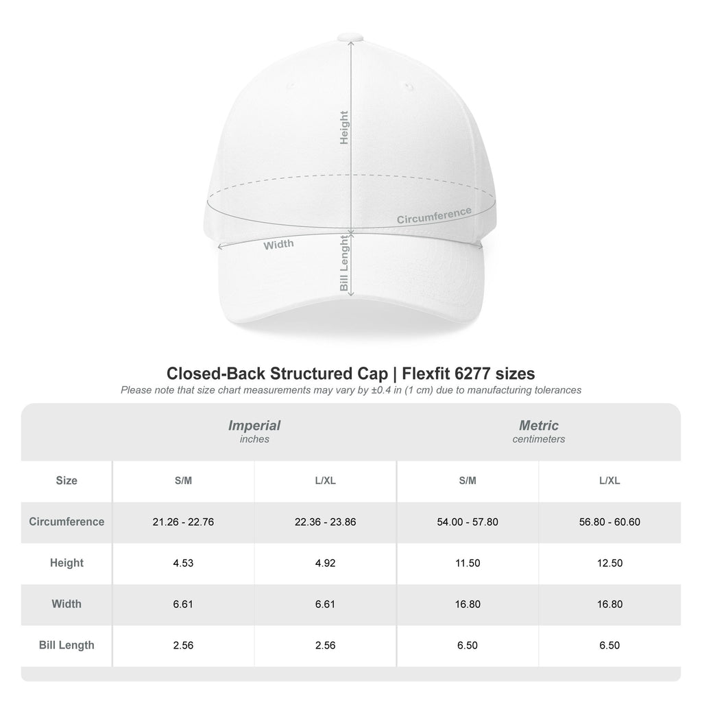 Embroidered 'SHEEP' Closed-Back Cap