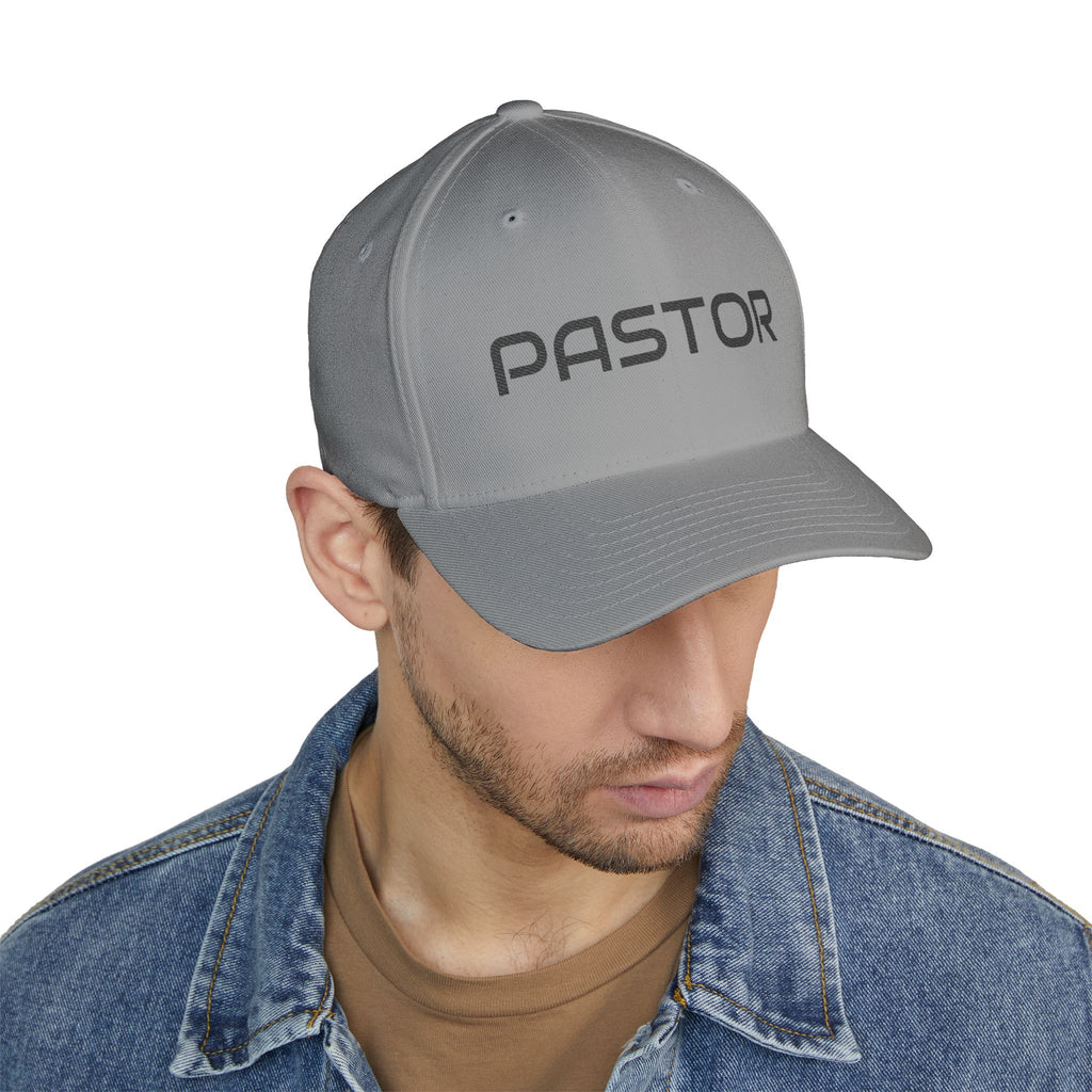 Pastor Embroidered Cap — Structured Closed-Back Church Hat for Church Camp & Gatherings