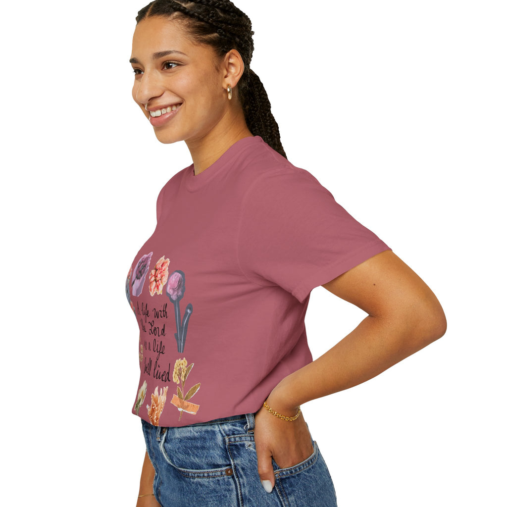 Christian Floral T-Shirt — Faith-Inspired Floral Tee