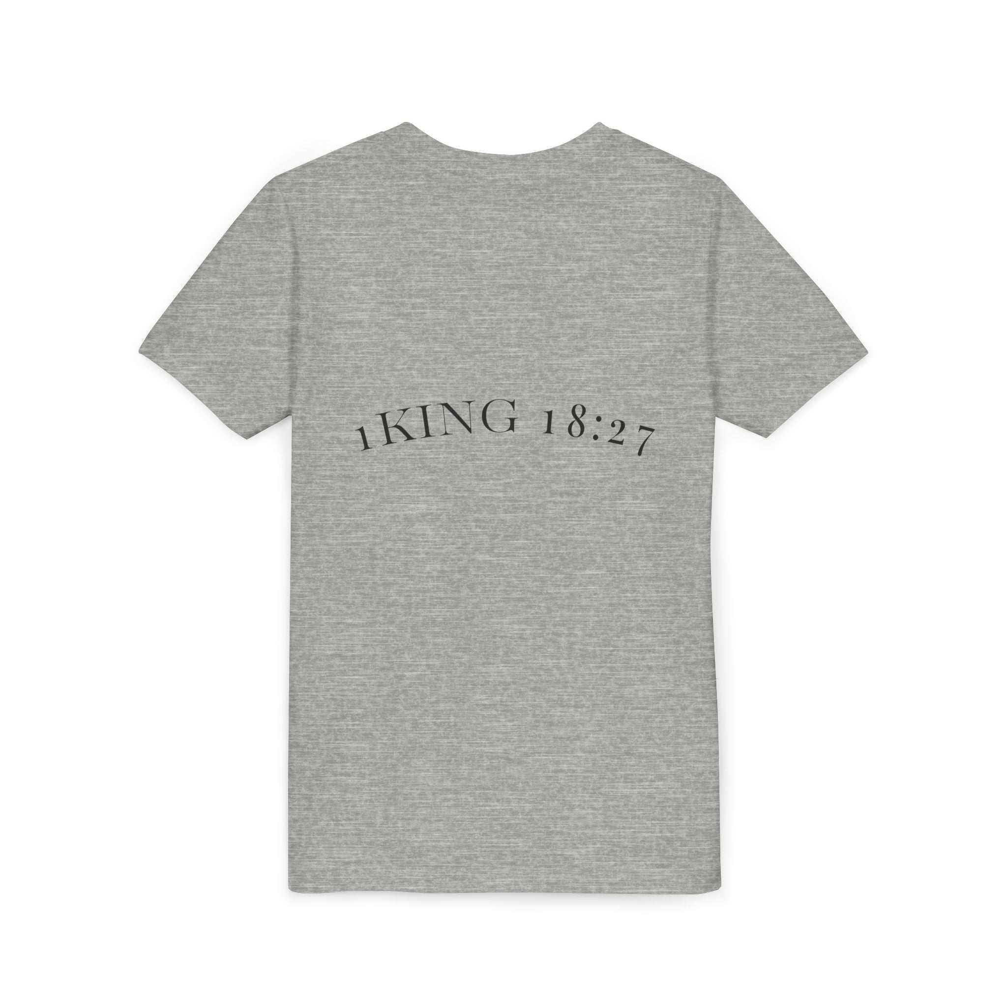 Youth T-Shirt — 1 Kings 18:27 “Don’t Fear Our God Is Strong” (Designed by 12-Year-Old)