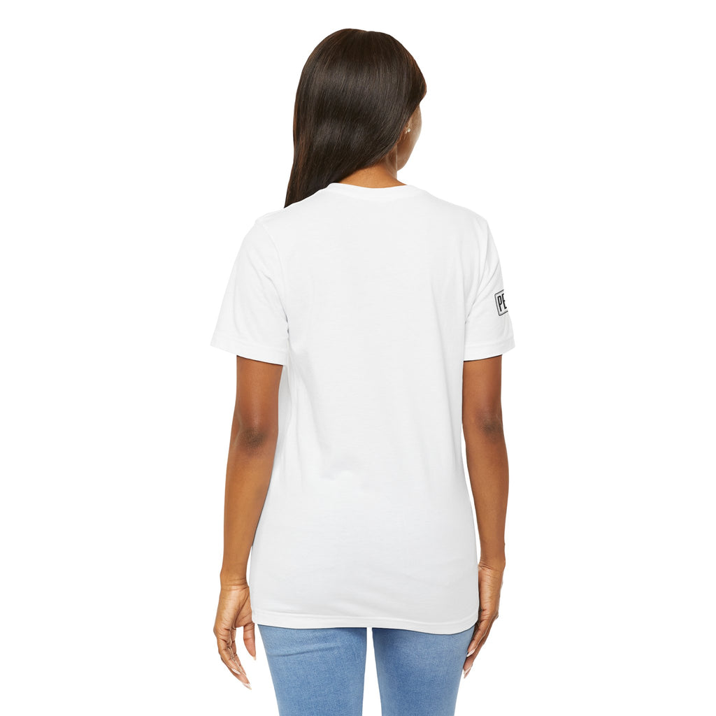 Persist Minimalist T-Shirt — Motivational Chest & Sleeve Graphic Tee