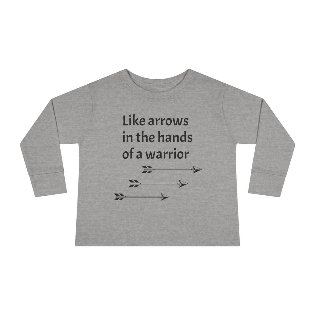 Children Are a Blessing Toddler Long Sleeve Tee — Christian Arrow Bible Verse