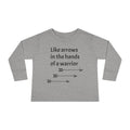 Children Are a Blessing Toddler Long Sleeve Tee — Christian Arrow Bible Verse