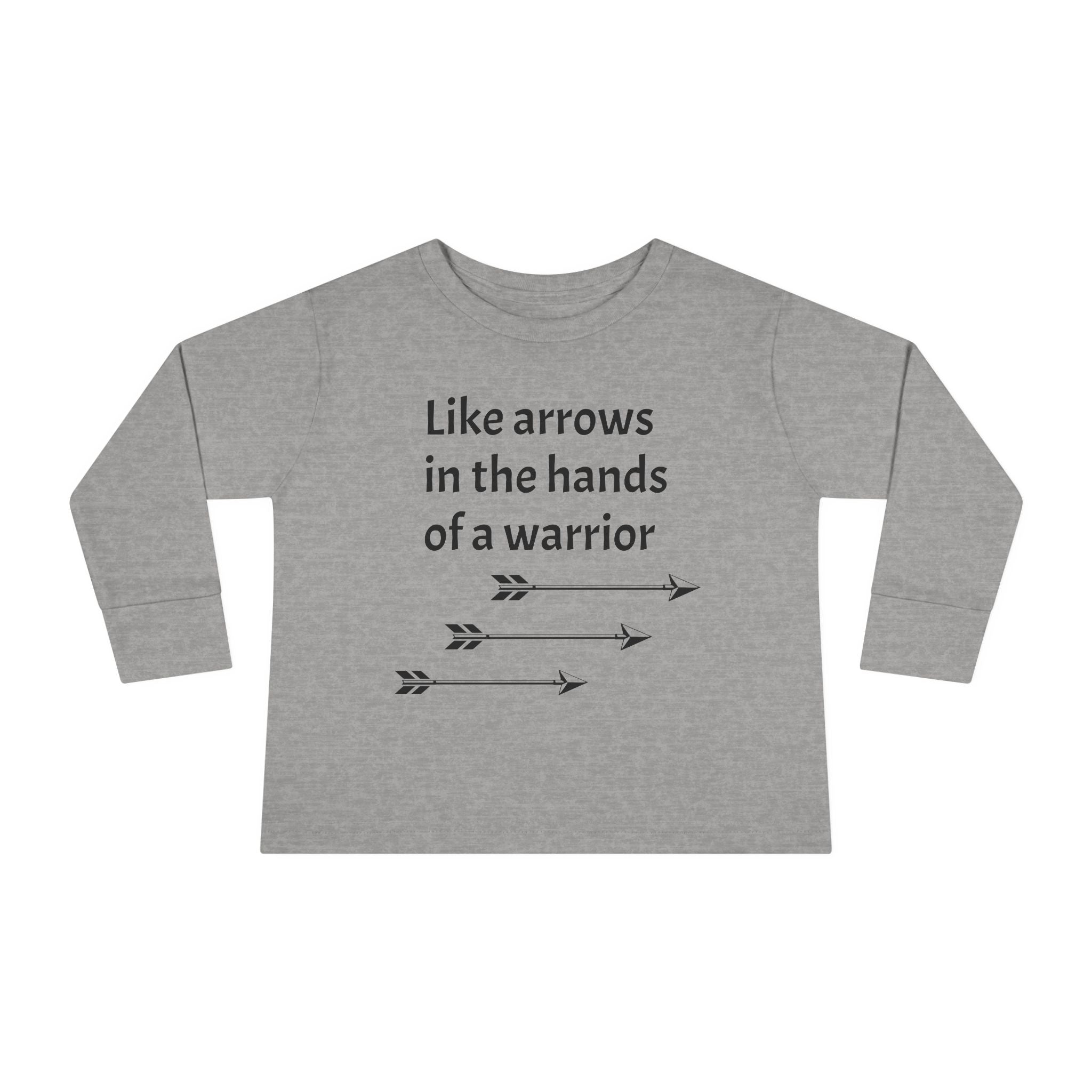 Children Are a Blessing Toddler Long Sleeve Tee — Christian Arrow Bible Verse