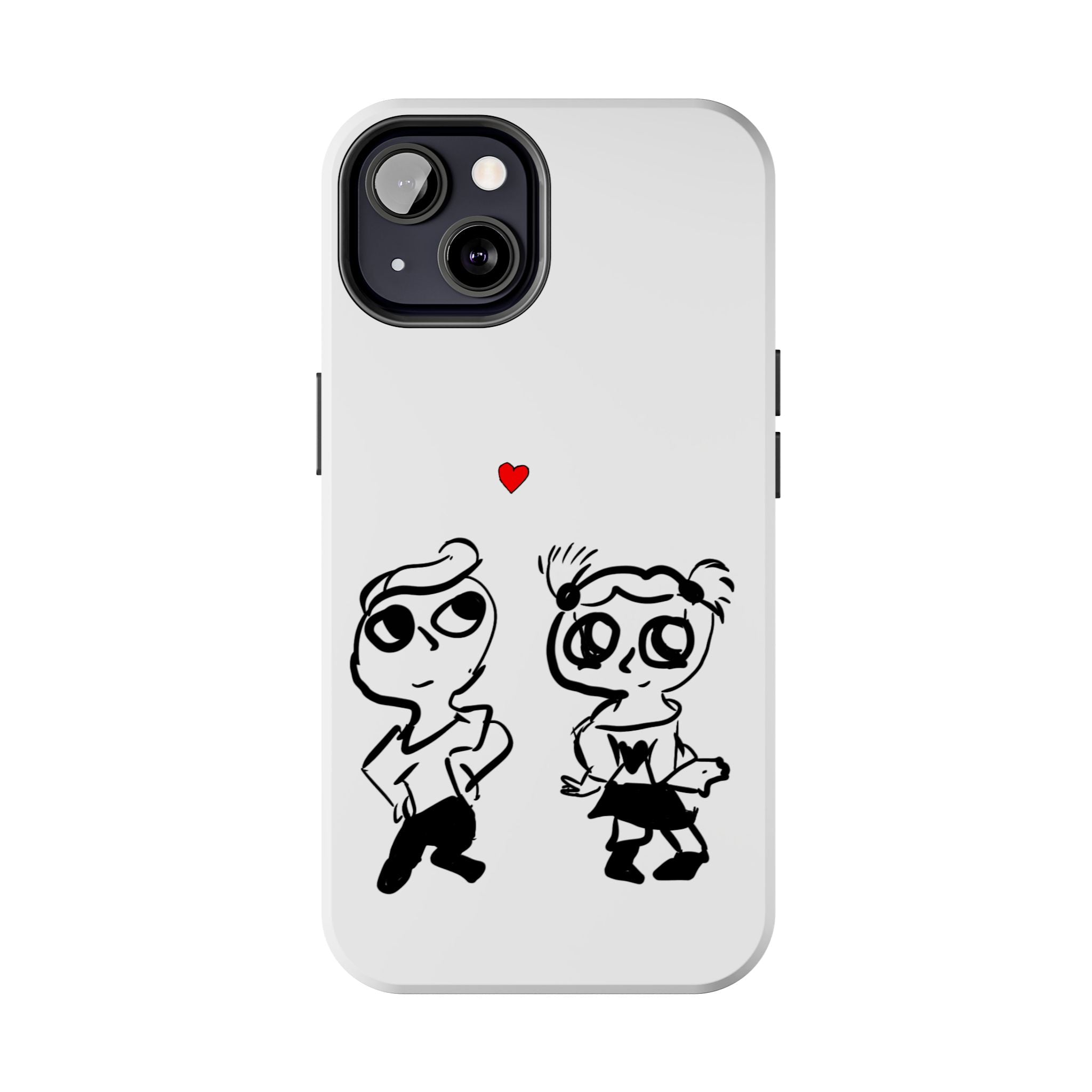 Cute Romantic Hand-Drawn Phone Case — 'Tough Phone Cases'