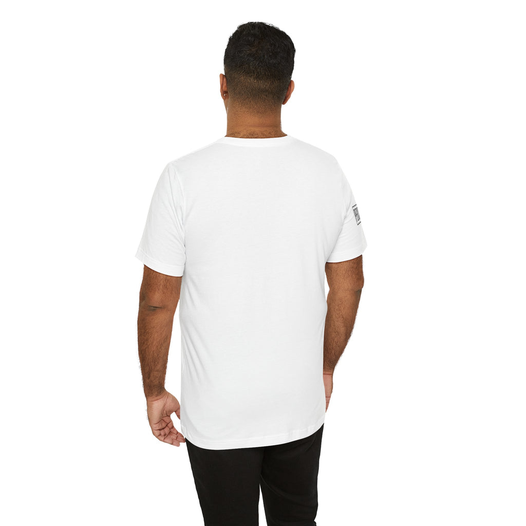 Persist Minimalist T-Shirt — Motivational Chest & Sleeve Graphic Tee