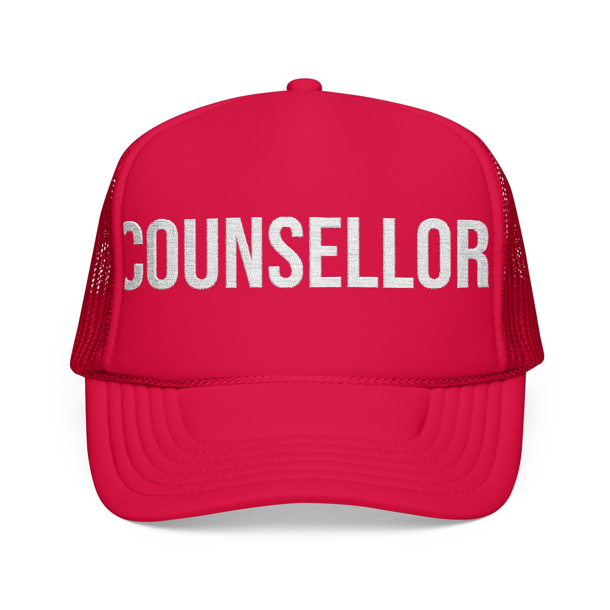 Counselor Foam Trucker Hat — Christian Camp & Conference Counselor Cap
