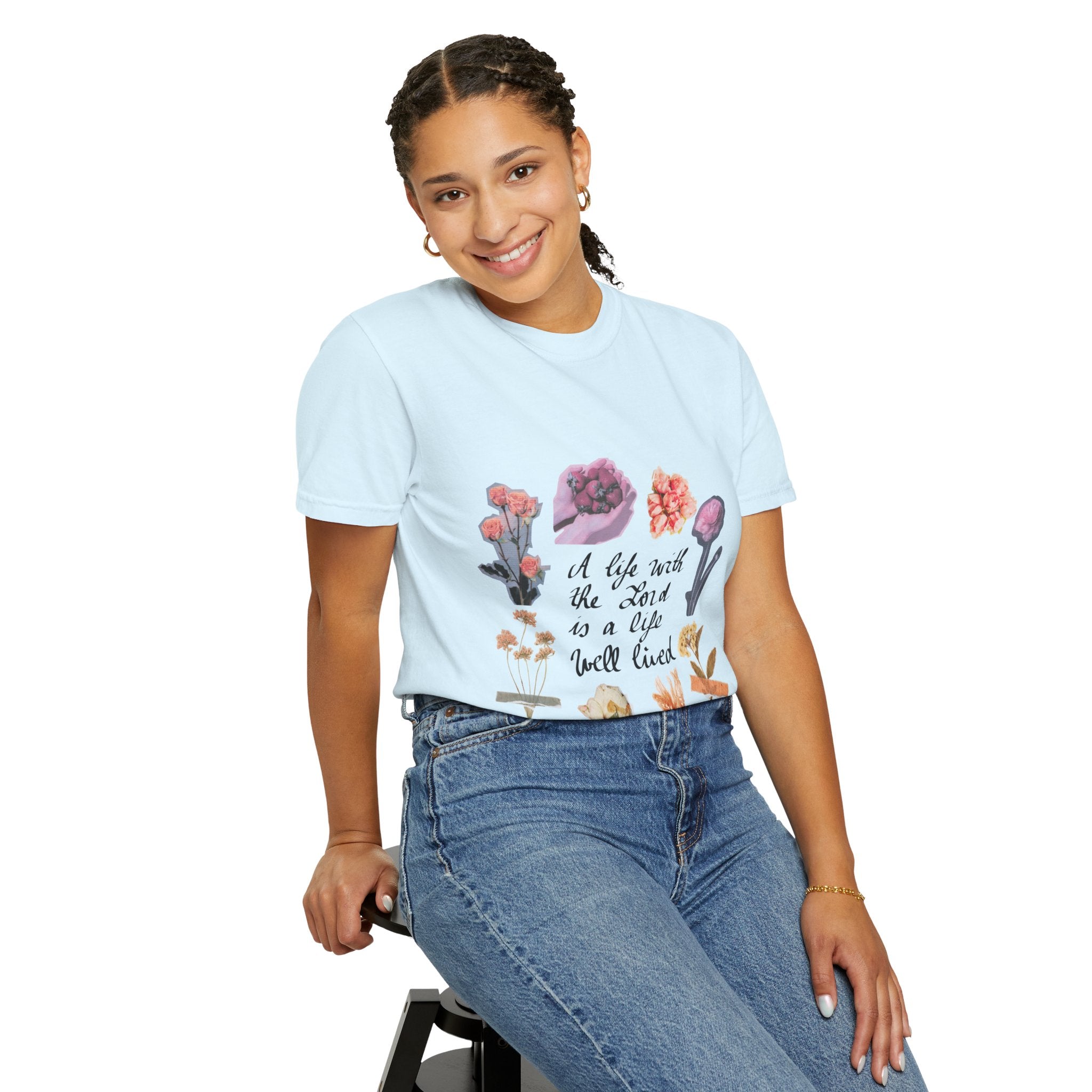 Christian Floral T-Shirt — Faith-Inspired Floral Tee