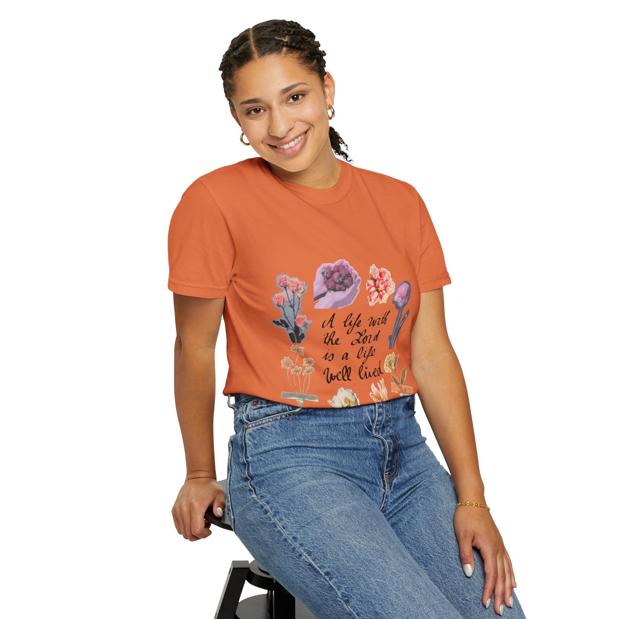 Christian Floral T-Shirt — Faith-Inspired Floral Tee