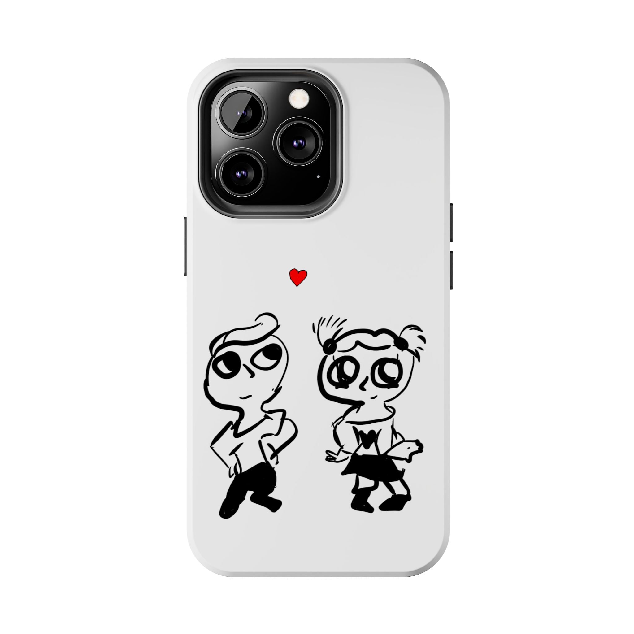 Cute Romantic Hand-Drawn Phone Case — 'Tough Phone Cases'