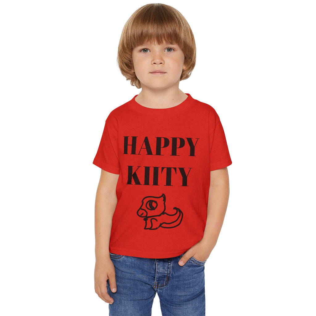 Kids' T-Shirt — Hand-Drawn Cat Art by 8-Year-Old
