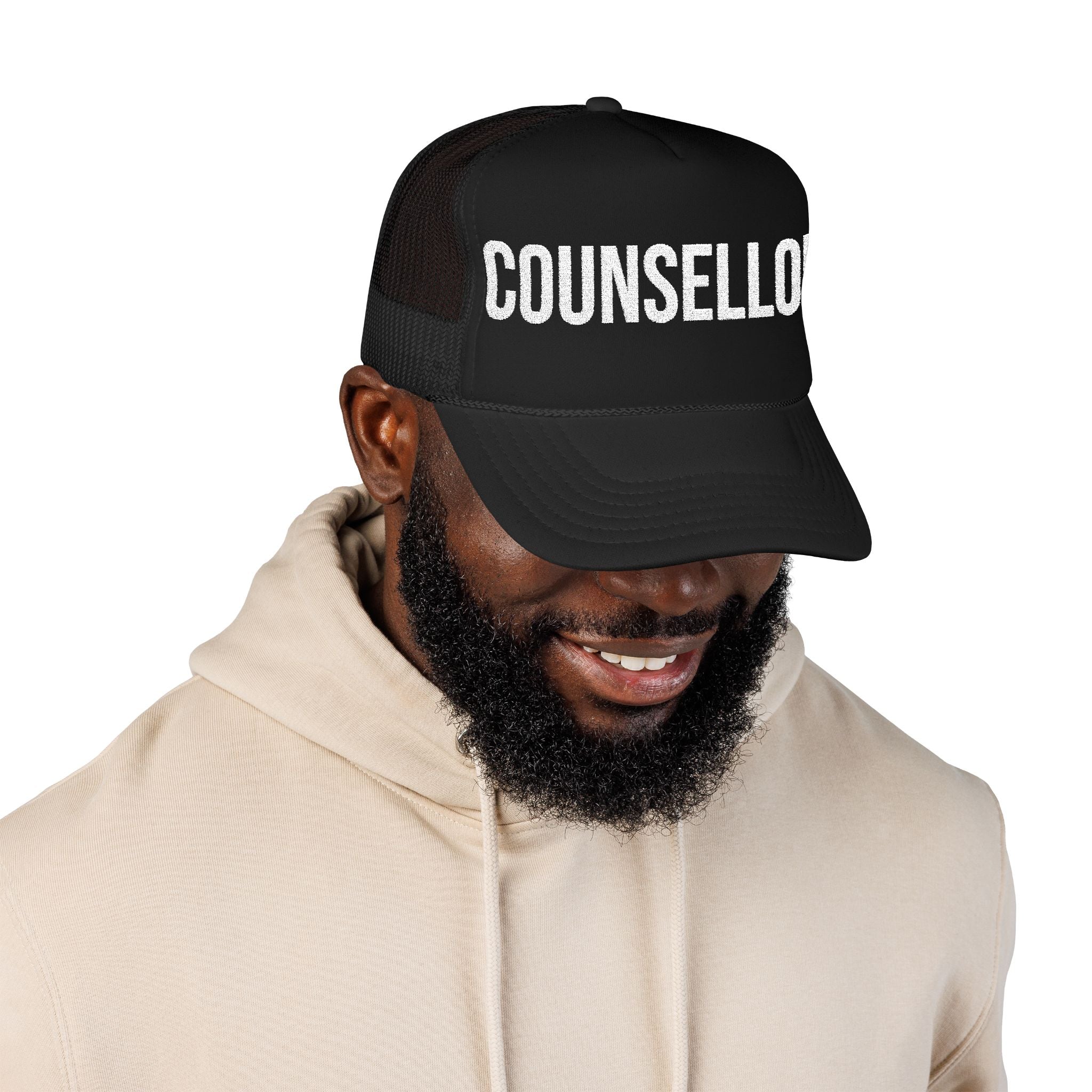 Counselor Foam Trucker Hat — Christian Camp & Conference Counselor Cap