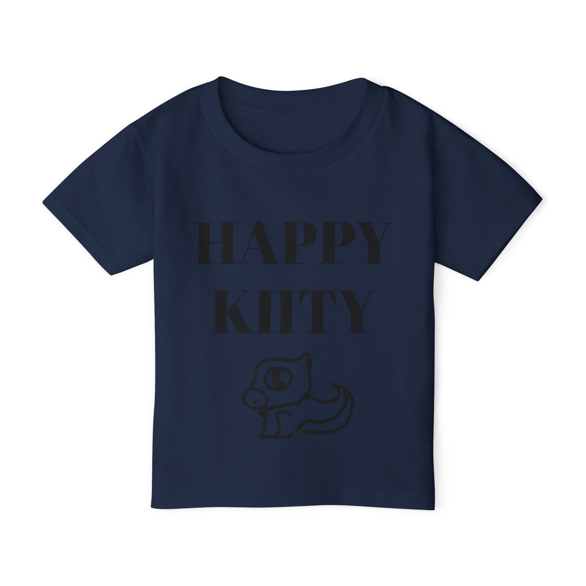 Kids' T-Shirt — Hand-Drawn Cat Art by 8-Year-Old
