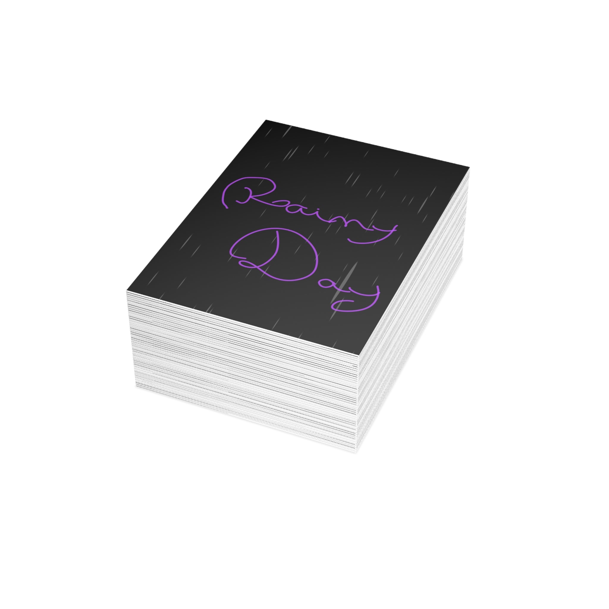 Encouragement Postcard Bundle — Child’s Rainy Day Artwork (Envelopes Included)