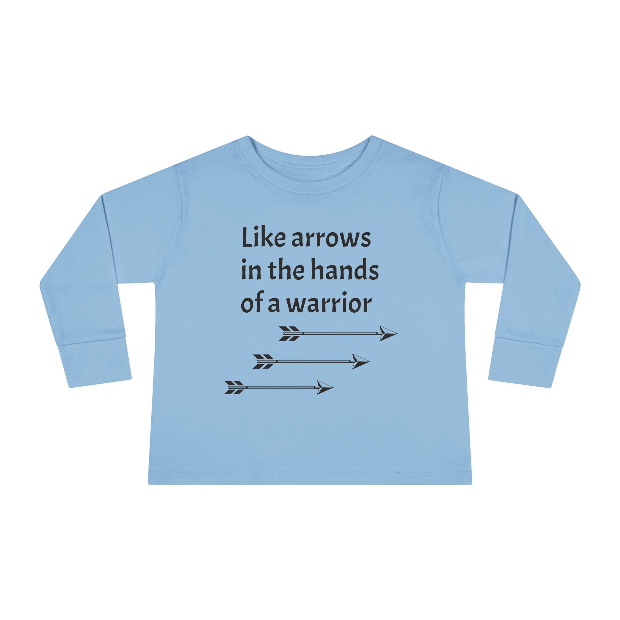 Children Are a Blessing Toddler Long Sleeve Tee — Christian Arrow Bible Verse