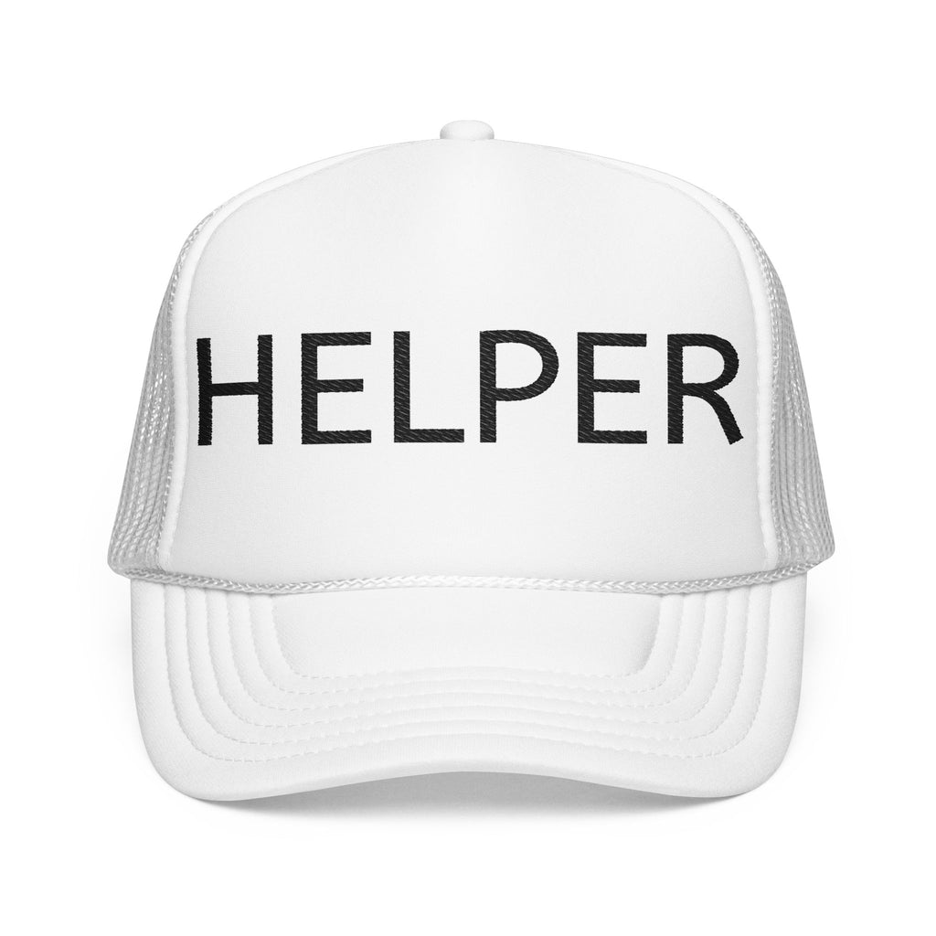 Helper Trucker Hat -Staff Identification Cap-Church Camp