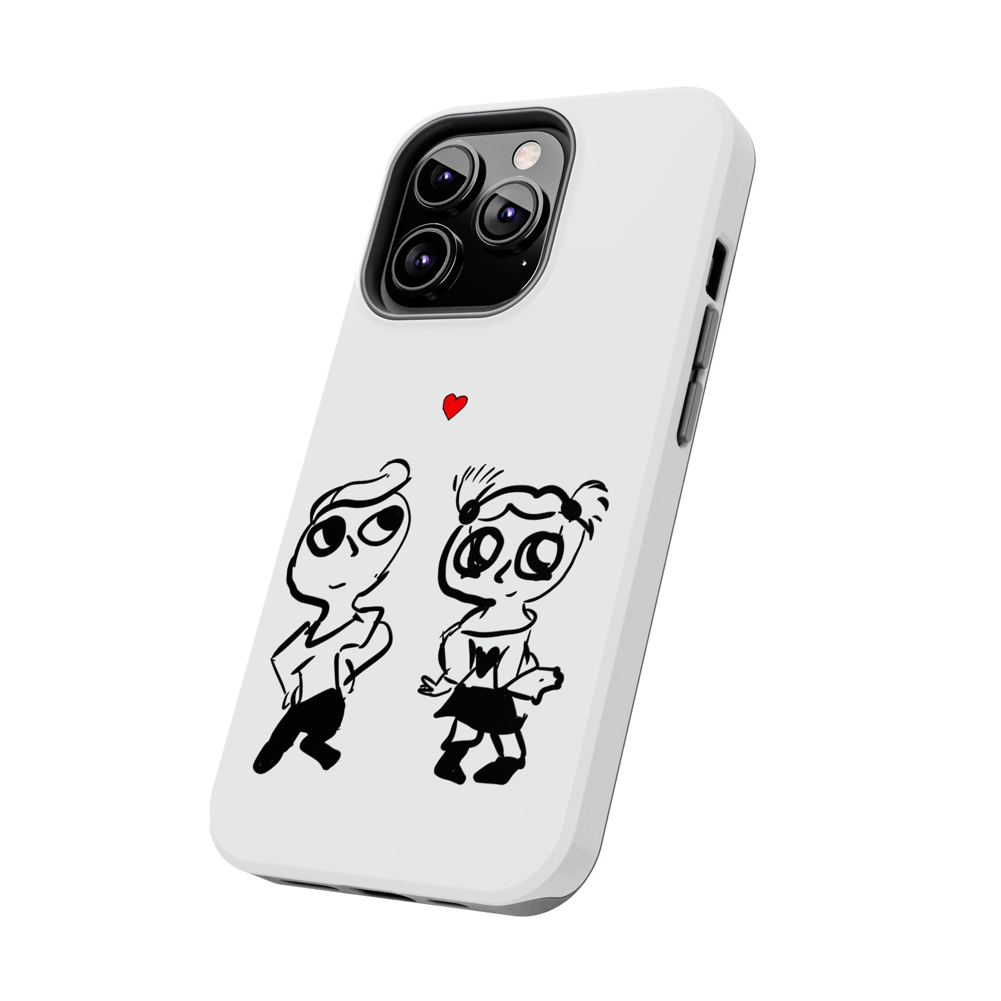 Cute Romantic Hand-Drawn Phone Case — 'Tough Phone Cases'