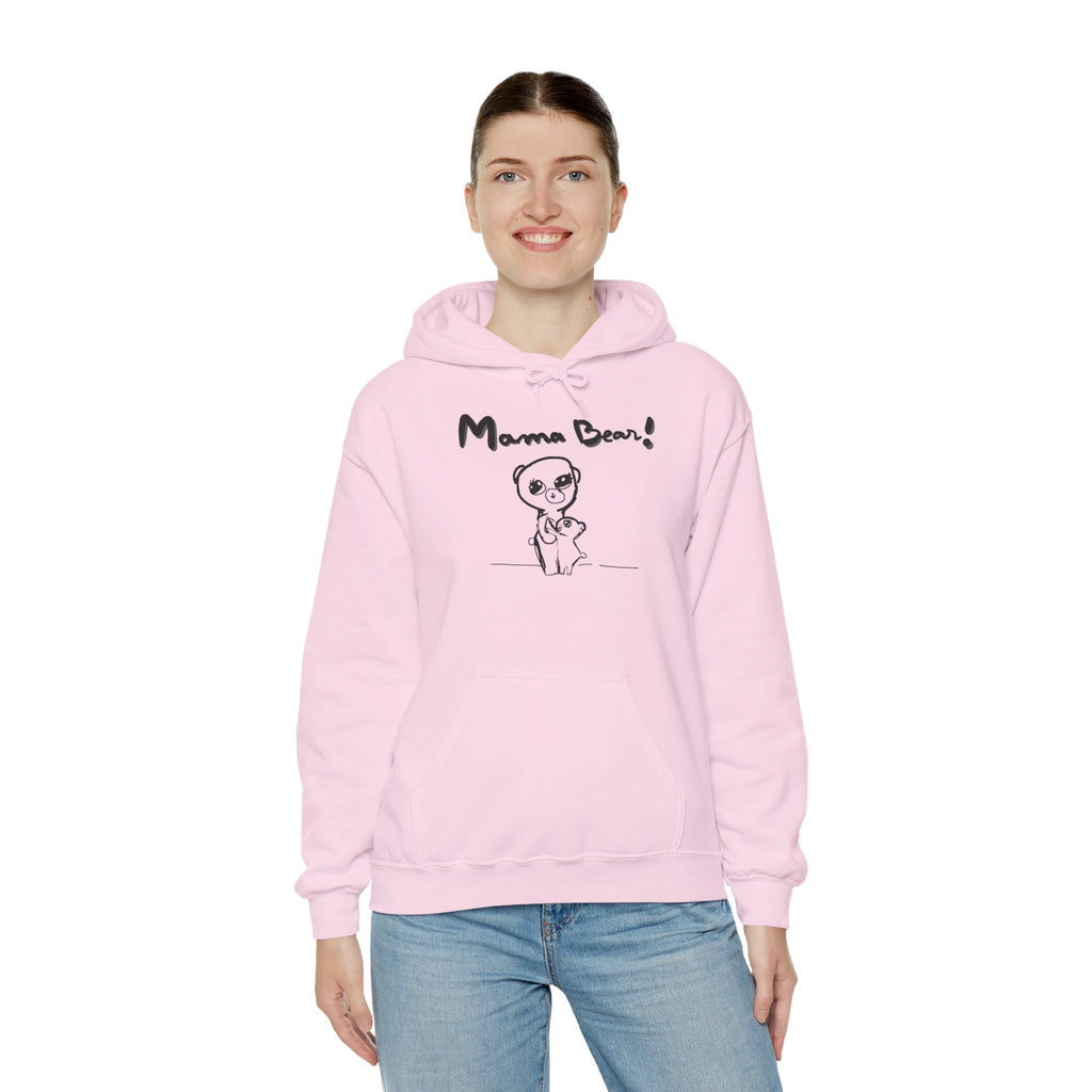 Hand-Drawn Kid Artwork Mom & Child Hoodie — Handmade Love Illustration