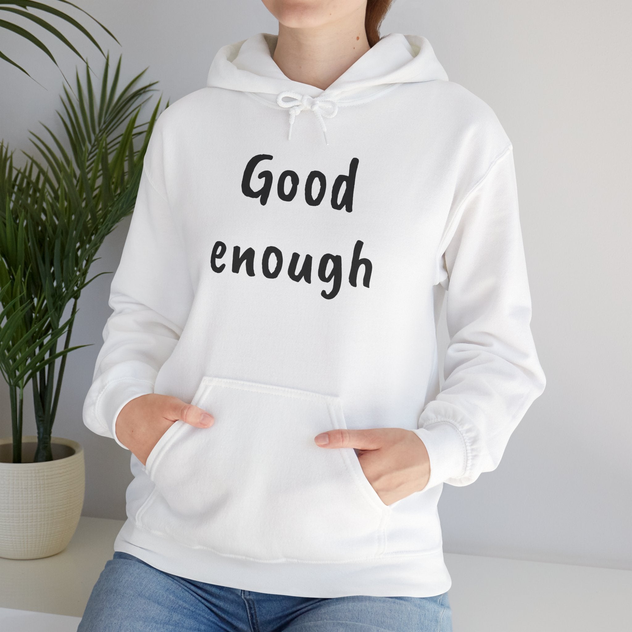 Non‑Perfectionist Motivational Hoodie — Inspirational Quote Sweatshirt