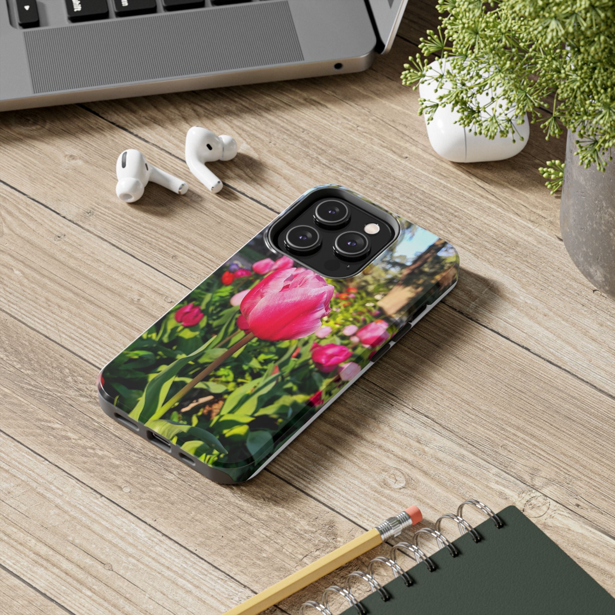 Floral Spring Tough Phone Case — Protective Phone Case with Spring Flowers