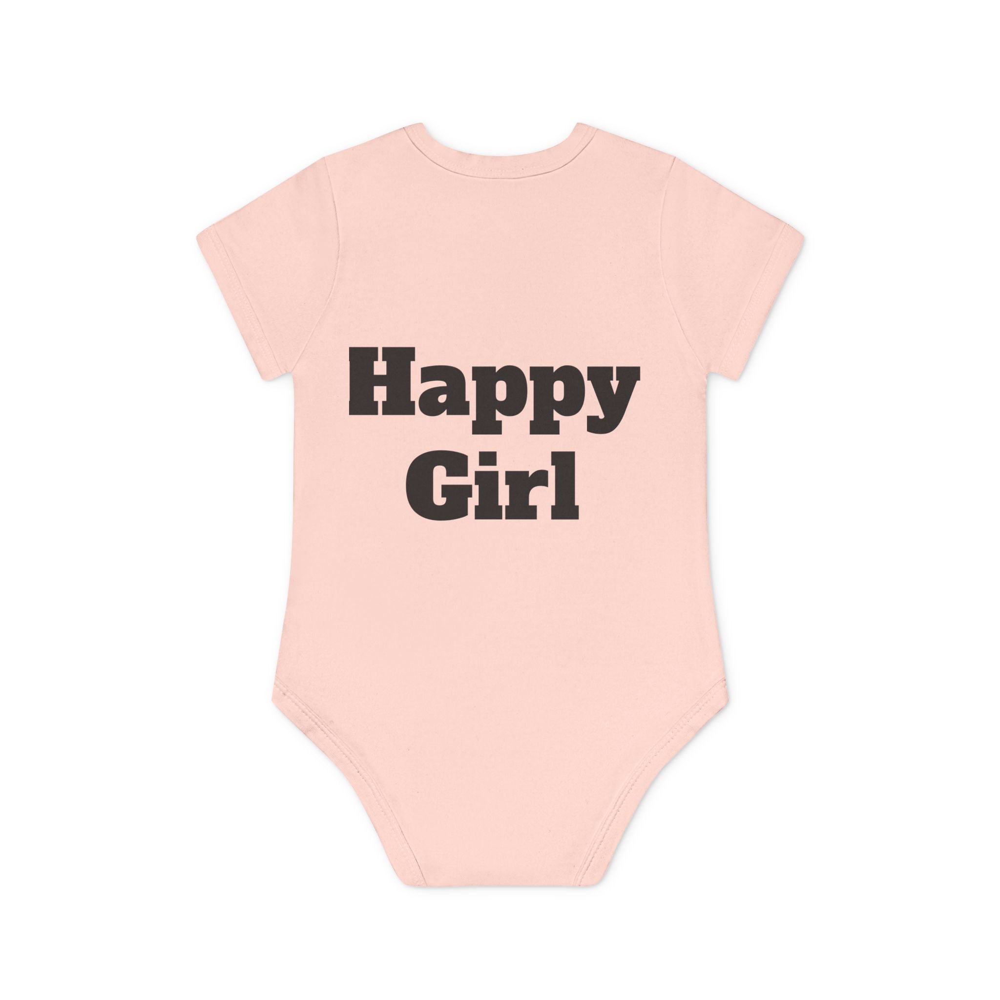 Baby Bodysuit hand-drawn by an 8 year old Girl — Child’s Artwork Infant Organic Short Sleeve