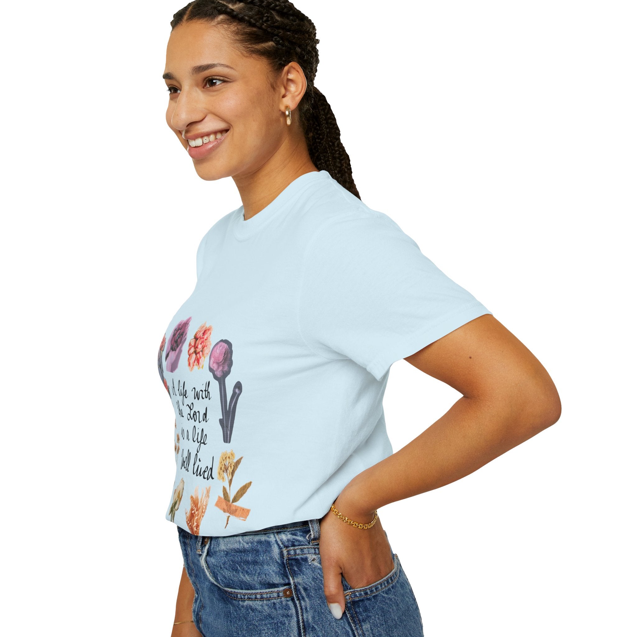 Christian Floral T-Shirt — Faith-Inspired Floral Tee