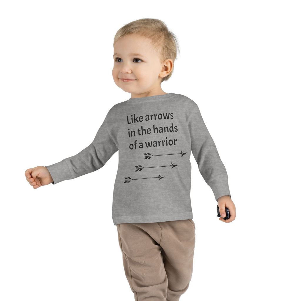 Children Are a Blessing Toddler Long Sleeve Tee — Christian Arrow Bible Verse