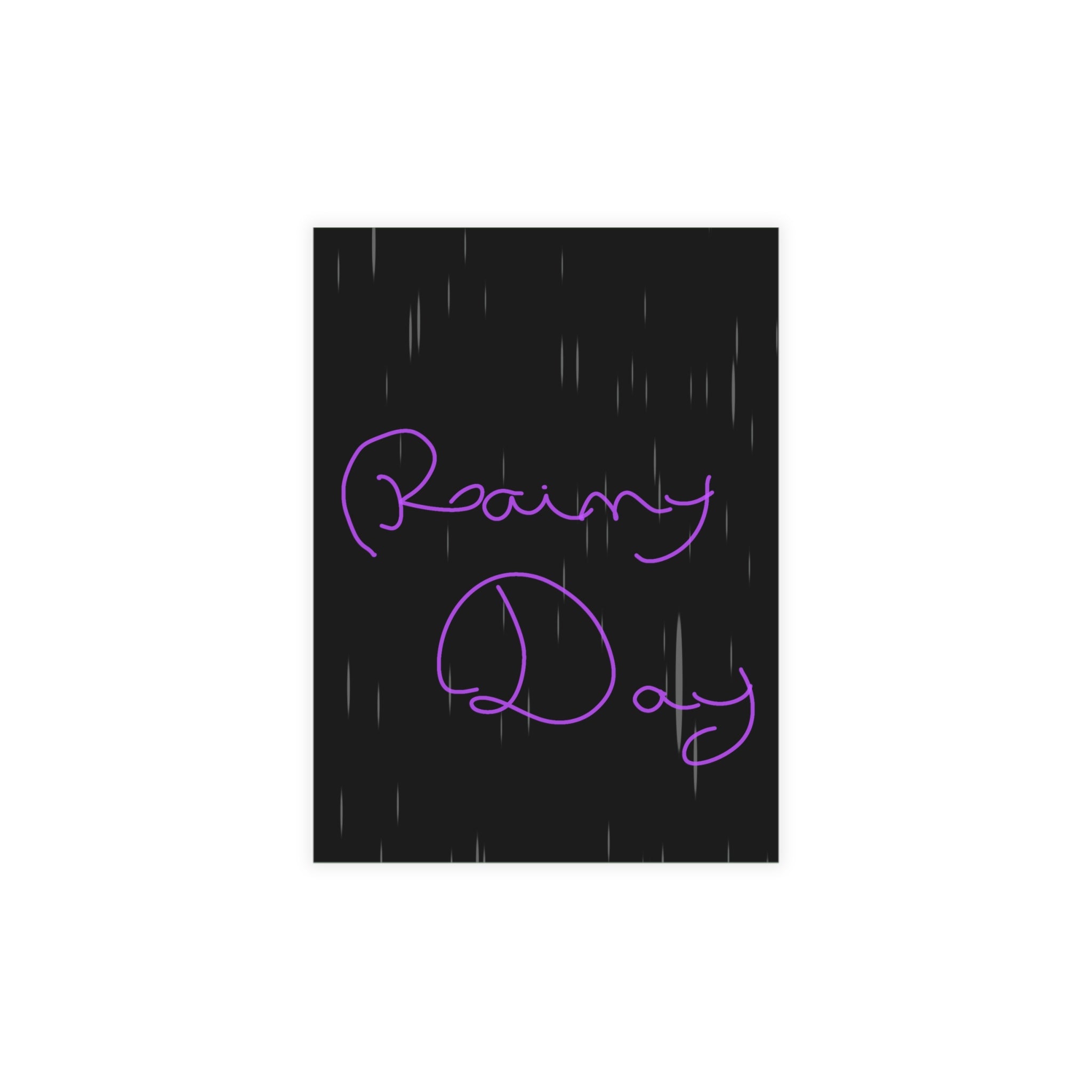 Encouragement Postcard Bundle — Child’s Rainy Day Artwork (Envelopes Included)