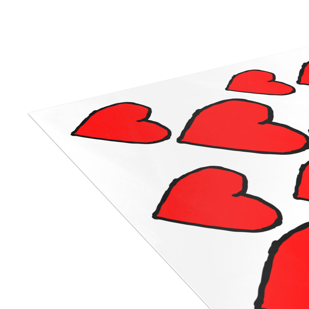 Love Hearts Postcard Bundle — 'Lots of hearts lots of love' (Envelopes Included)