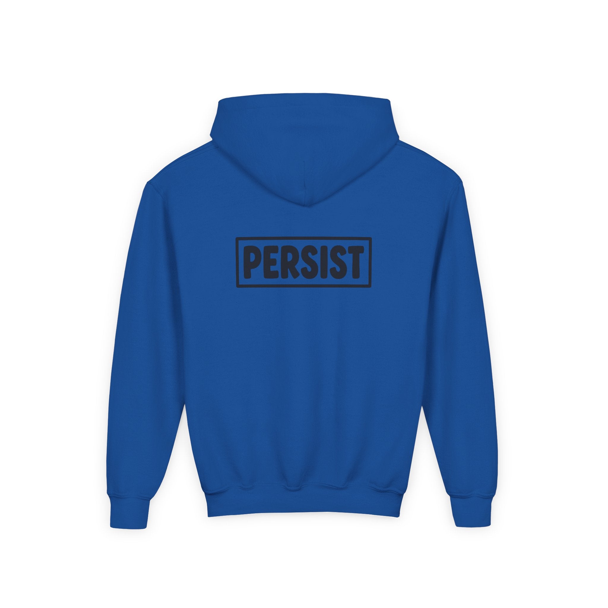 Youth Hoodie — 'PERSIST' Inspirational Kids Pullover