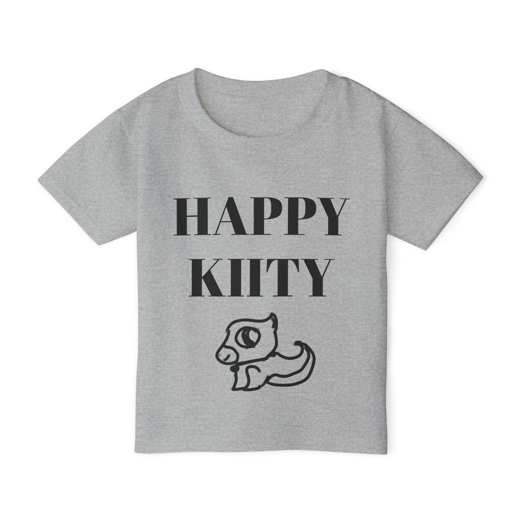 Kids' T-Shirt — Hand-Drawn Cat Art by 8-Year-Old