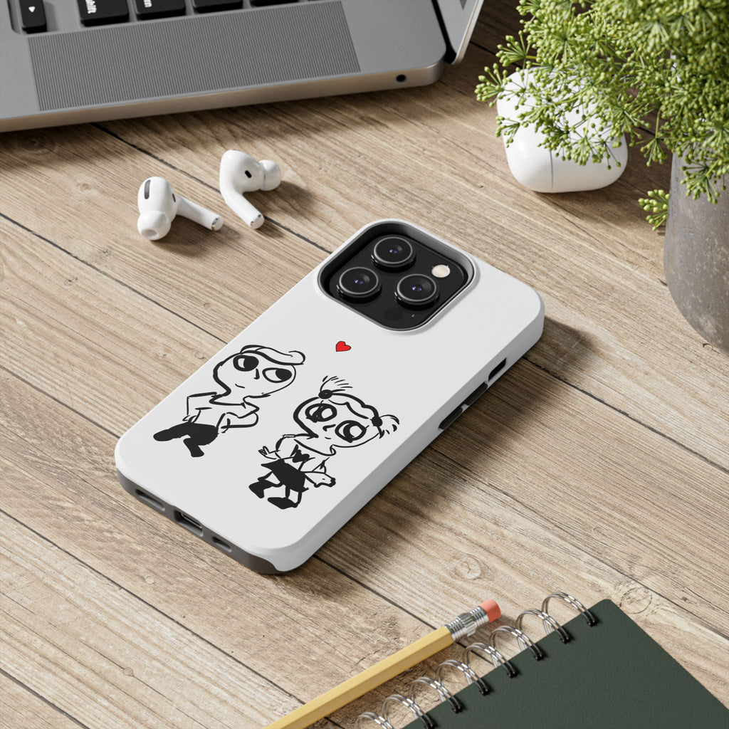 Cute Romantic Hand-Drawn Phone Case — 'Tough Phone Cases'