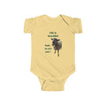 Infant Bodysuit - "Life is beautiful and so are you!" Cute Sheep Baby Onesie