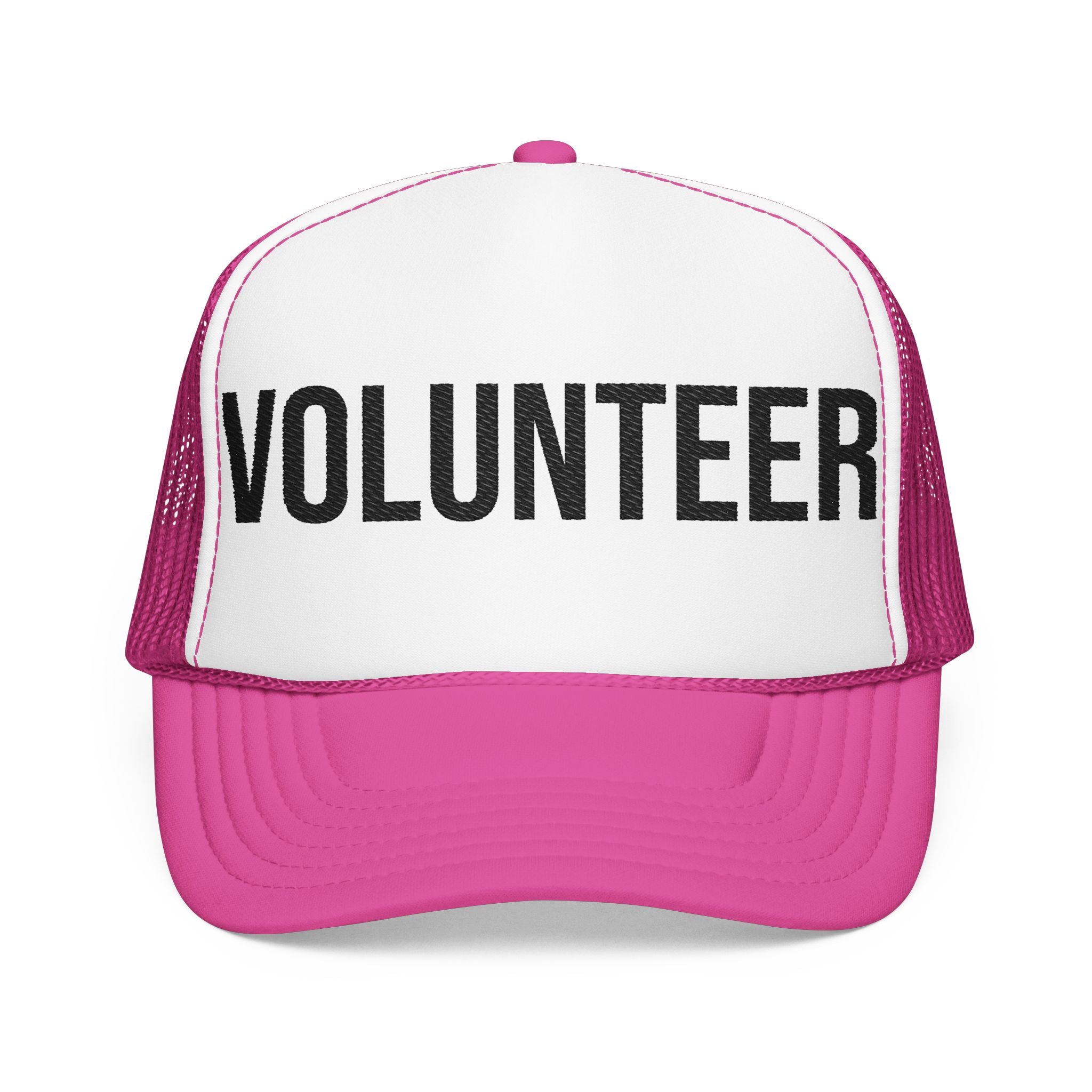Embroidered Volunteer Foam Trucker Hat