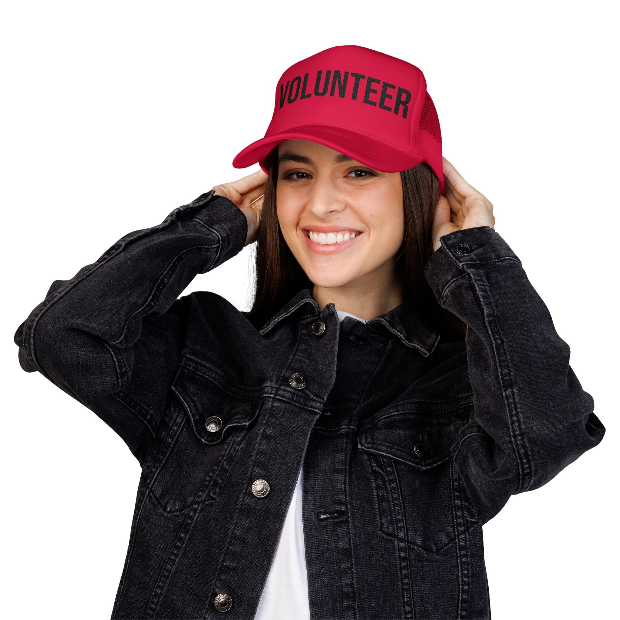 Embroidered Volunteer Foam Trucker Hat